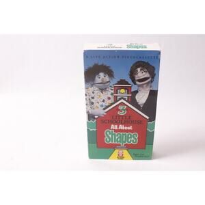 Little Schoolhouse All About Shapes Volume 3 VHS 1990 Videotape ~ 260317-WH 992